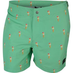 Björn Borg - Swimshort - Mintgroen - Sneldrogend Polyester - IJsjesprint