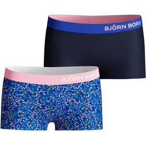 Björn Borg - Hipster - Donkerblauw en Bloemenprint - 2-Pack - Comfortkatoen