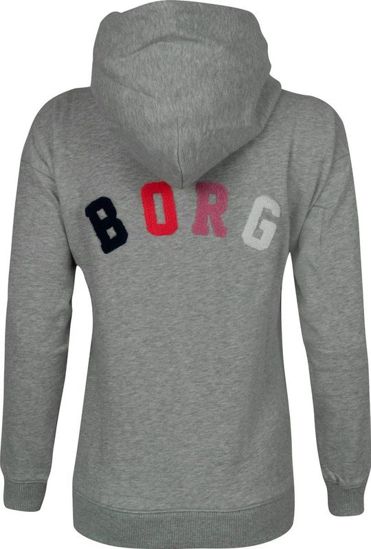 Björn Borg - Dames Borg Basic Hoody - Grijs - 100% Katoen