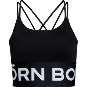 Björn Borg - SOLID LIGHT SUPPORT SOFT TOP - Sportbh - Zwart
