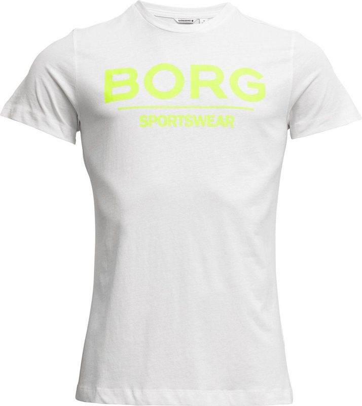Bjorn Borg - T-shirt Samir - Wit - Katoen