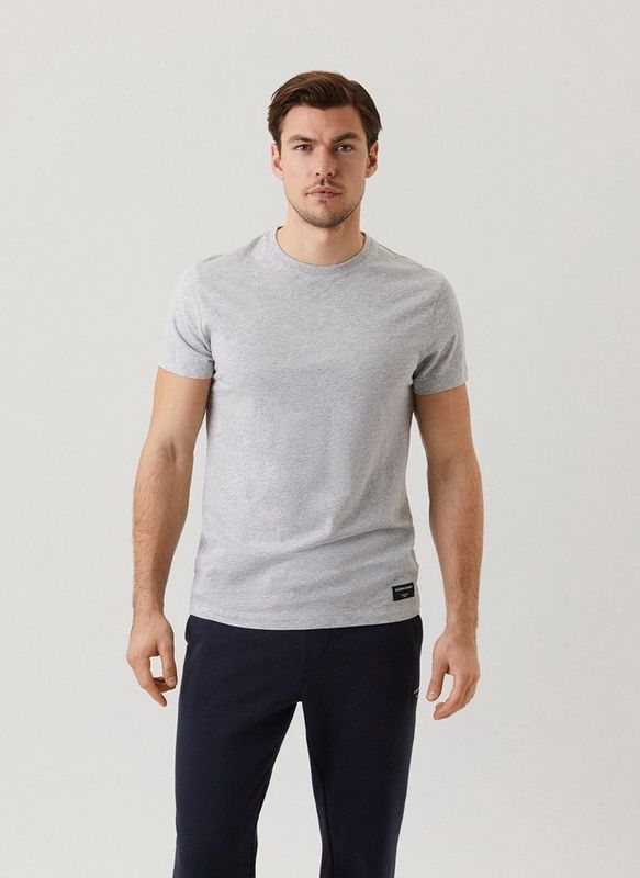 Björn Borg - T-shirt - Grijs - Katoen