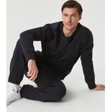 Centre Tapered Pant - Sweatpant - Zacht Fleecemateriaal - Regular-fit