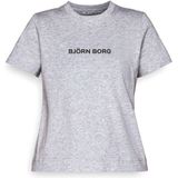 Björn Borg - Regular Tee Fanno - Sport T-Shirt - Grey Melange