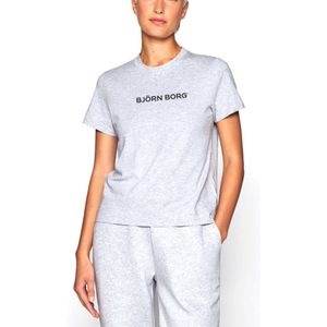 Björn Borg - Regular Tee Fanno - Sport T-Shirt - Grey Melange