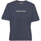 Björn Borg - Fanno Sport T-Shirt - Night Sky - 100% Katoen - Regular-Fit