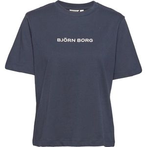 Björn Borg - Fanno Sport T-Shirt - Night Sky - 100% Katoen - Regular-Fit