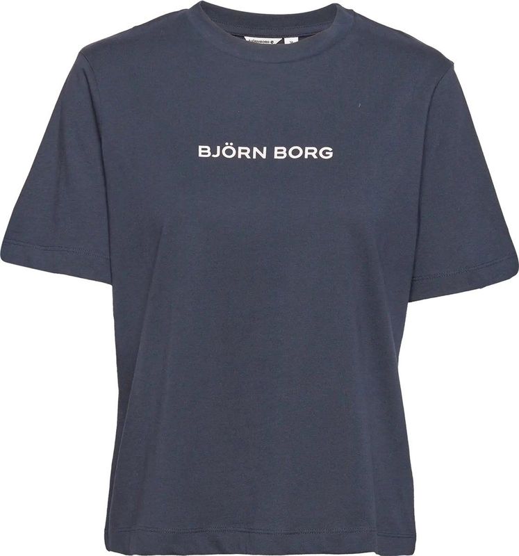 Björn Borg - Fanno Sport T-Shirt - Night Sky - 100% Katoen - Regular-Fit