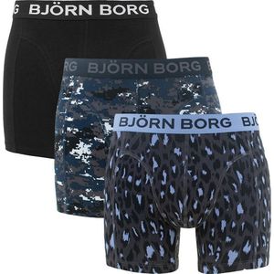 Bjorn Borg Björn Borg Heren Boxershorts 3-pack – Multi Maat S Man