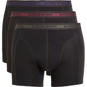 Björn Borg - Heren Boxershort 3P - Contrast - Katoen Elastaan