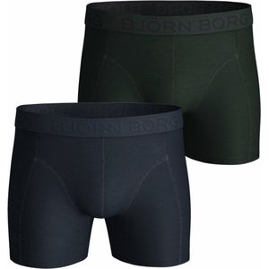 Björn Borg - Heren Boxershort - 2P - Solids - Katoen-Elastaan