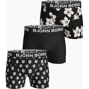 Björn Borg - Essential - Boxershort - 3 Stuks - Zwart - Katoen/Elastaan