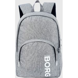 Bjorn Borg Core backpack, unisex rugzak, grijs melange -  Maat: One size