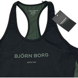 Björn Borg - Olita - Tanktop - Zwart-Groen - 90% Gerecycled Polyester