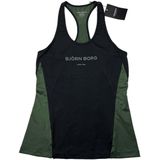 Björn Borg - Olita - Tanktop - Zwart-Groen - 90% Gerecycled Polyester