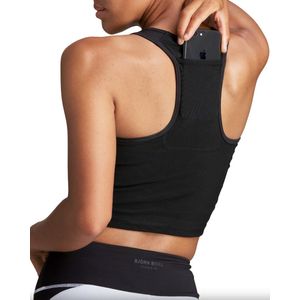 Tanktop Björn Borg Women Cropped Tank STHLM Black Beauty