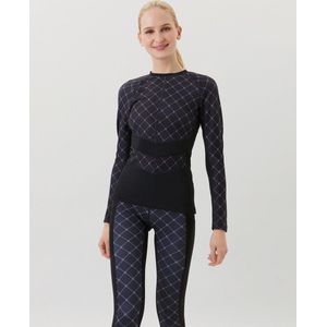 Bjorn Borg - Dames Slim Print Longsleeve - Night Sky - Polyester