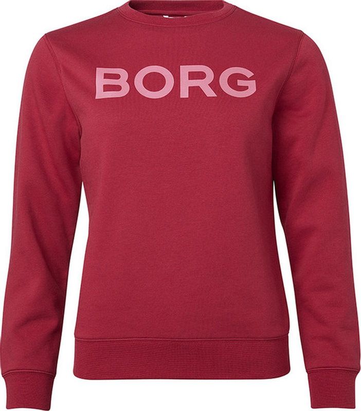 Björn Borg - Logo Sweater - Trui - Rood - Katoen/Polyester