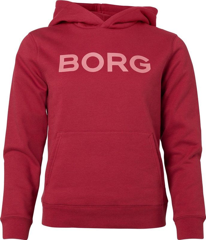Björn Borg - B Logo - Hooded Sweater - Grijs - 80% Katoen 20% Polyester