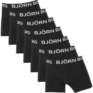 Bjorn Borg 7-Pack jongens boxershorts - Classic - Katoenen jongens onderbroeken - 152 - Zwart