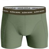 Björn Borg - Essential - Boxershort - Groen & Print - Set van 3 stuks