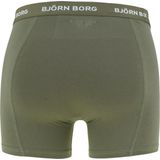 Björn Borg - Essential - Boxershort - Groen & Print - Set van 3 stuks