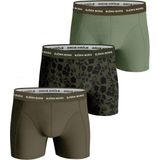 Björn Borg - Essential - Boxershort - Groen & Print - Set van 3 stuks