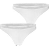 Björn Borg - Core Thong 2-pack - Dames Ondergoed - Wit