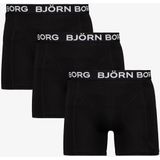 Bjorn Borg - Essentials - Boxershorts - Zwart - 3-pack