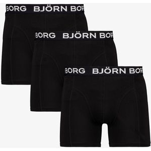 Bjorn Borg - Essentials - Boxershorts - Zwart - 3-pack