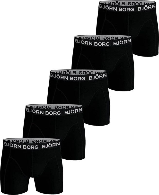 Bjorn Borg Boxershorts 5-Pack Cotton Stretch - 95% Katoen