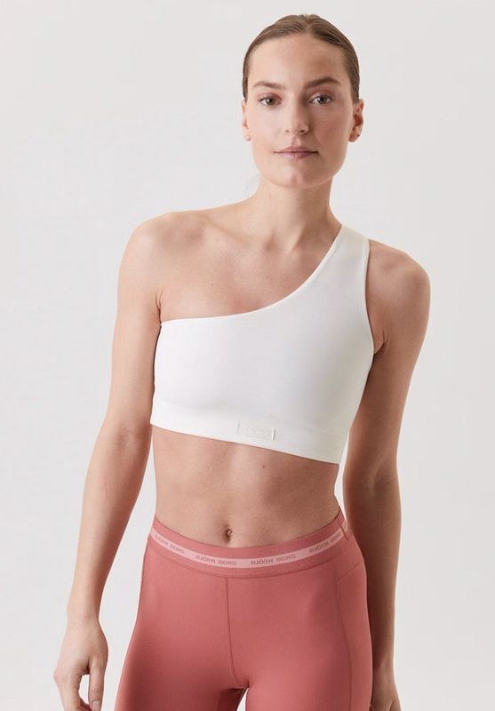 Björn Borg - Performance Low Posh Support BH - Wit - 82% Polyamide 18% Elastaan