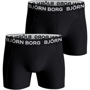 Björn Borg - Cotton Stretch - Boxershort - Zwart - 2 Stuks