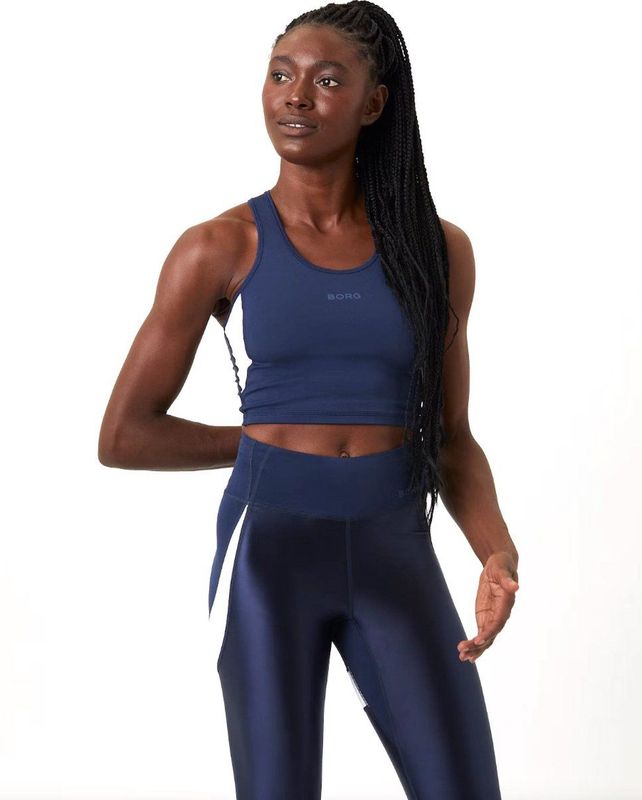 Bjorn Borg - Dames Borg Crop Tank - 81% Polyester - 19% Elastane