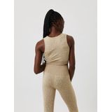 Björn Borg - Sthlm Seamless Light Crop Top - Beige - Gerecycled Polyester Mix