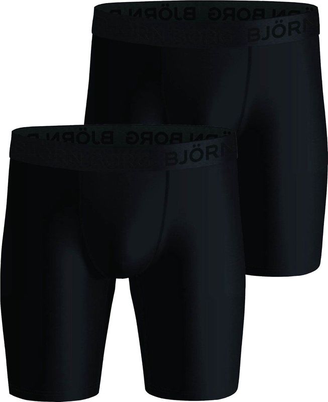 Björn Borg - Sportboxershorts Long Leg - Zwart - Set van Twee - Hydro Pro