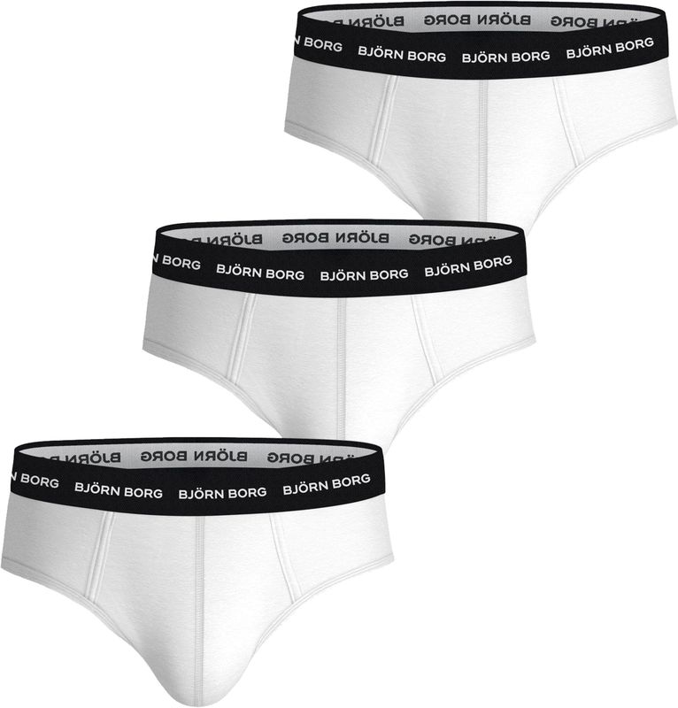 Bjorn Borg - Cotton Stretch - Slips - Wit - 3-pack