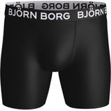 Björn Borg - Sports Boxer 2-pack - Boxershorts - Zwart - Gerecycled Stretchpolyester