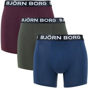 Björn Borg - Sportboxershorts - Set van Drie - Zacht Gerecycled Stretchpolyester