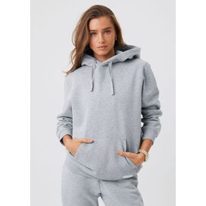 Hoodie Björn Borg Women Centre Hoodie Light Grey Melange-XXL