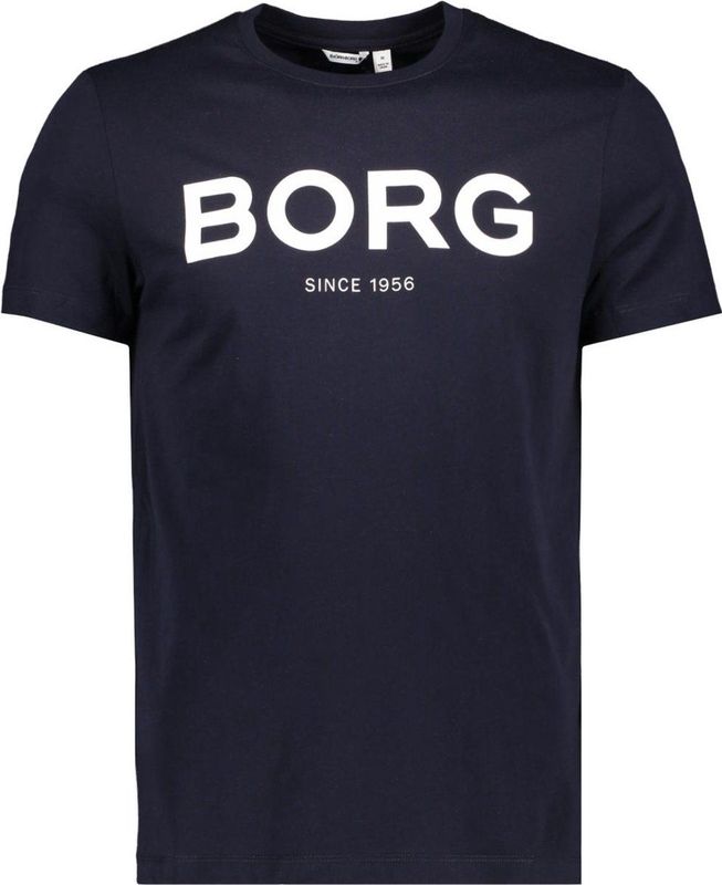 Björn Borg - BB Logo Leisure - T-shirt - Donker Blauw
