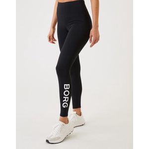 Björn Borg - Borg Logo Tights - Sportlegging - Zwart - Gerecycled Stretchpolyester