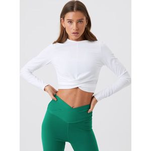 Björn Borg - Borg Cross Long Sleeve - Sporttop - Stralend Wit