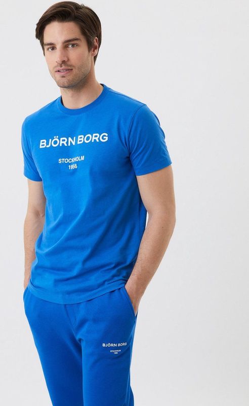 Bjorn Borg - Borg Logo Tee - T-shirt - 100% Katoen