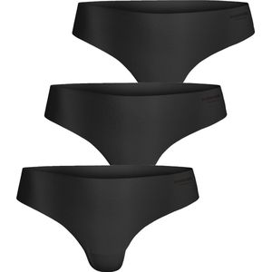 Bjorn Borg - Women Performance Thong - Zwart - 3-Pack - Gerecycled Polyamide
