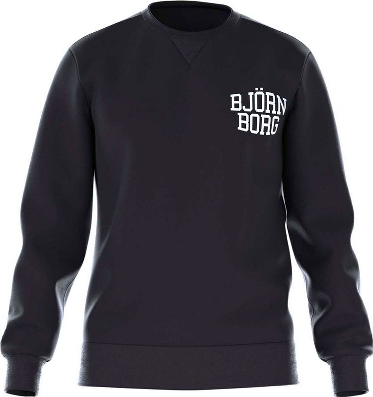 Bjorn Borg - Borg Essential Crew - T-shirt - Zwart - Regular Fit