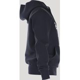 Hoodie - Navy - Wit - 60% Katoen - 40% Polyester