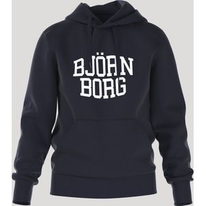 Hoodie - Navy - Wit - 60% Katoen - 40% Polyester