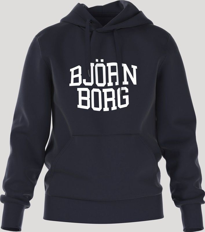Hoodie - Navy - Wit - 60% Katoen - 40% Polyester