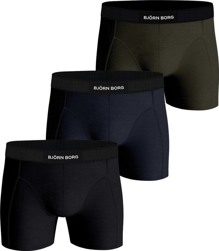 SINGLES DAY! Bjorn Borg - Boxers Premium 3 Pack Multicolour - Heren - Maat L - Body-fit